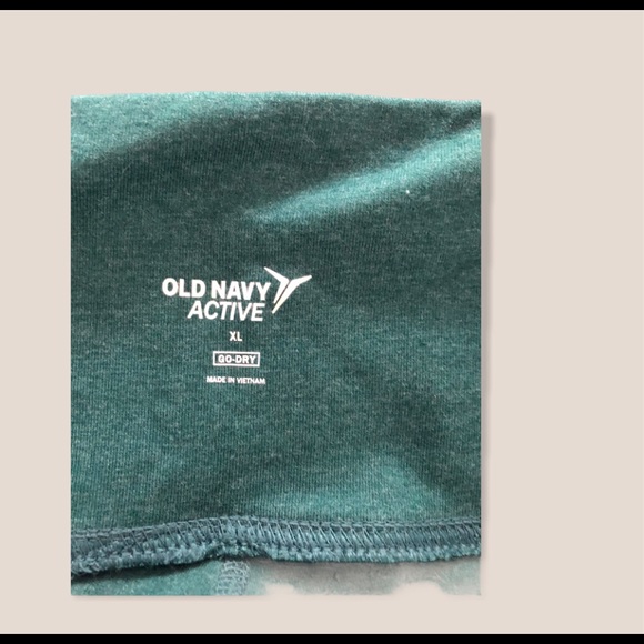Old Navy Women's Solid Green Go Dry Leggings XL - Picture 5 of 5